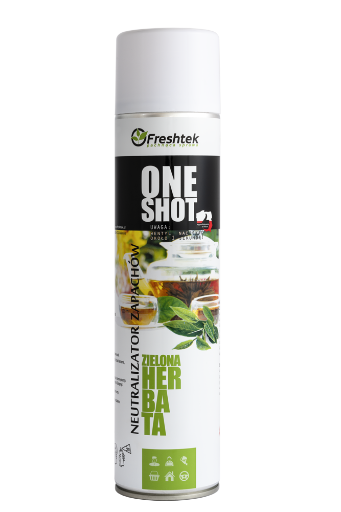 Odświeżacz ONE SHOT ZIELONA HERBATA 600ml 1